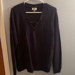 Navy sweater